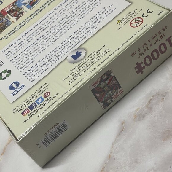 New Lucky Las Vegas Puzzle New York Puzzle Company 1000 Pc Fly TWA - Picture 5 of 10